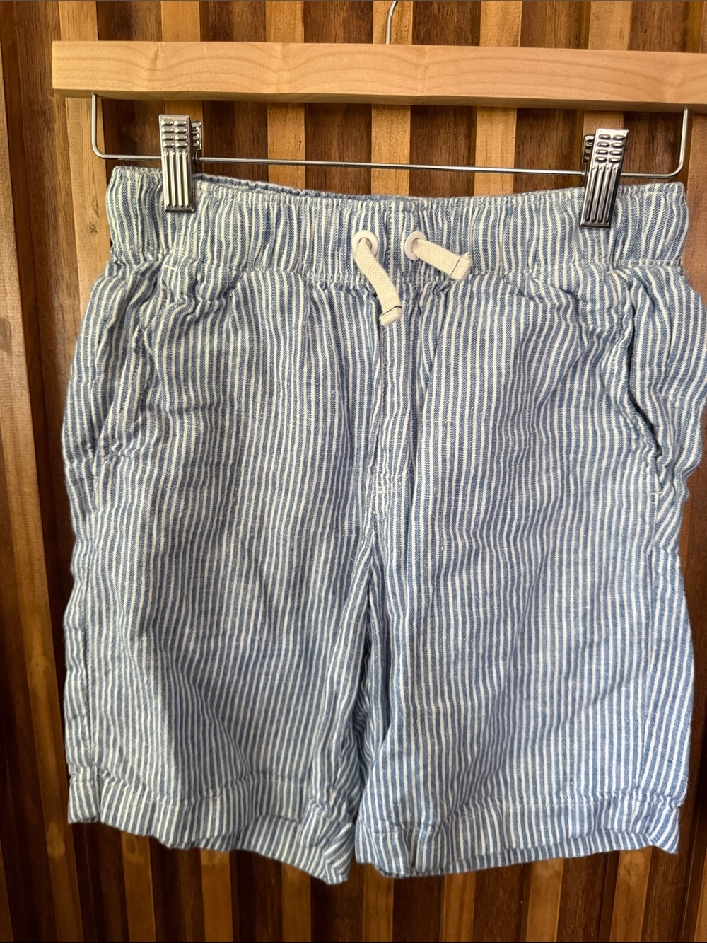 Crewcuts striped 100% linen Pull on Pants. 12